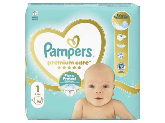 Pampers Premium S1 (94ks/fol)