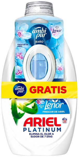 Ariel tek. gel 1125ml 25PD Platinun LenorAmbi pur