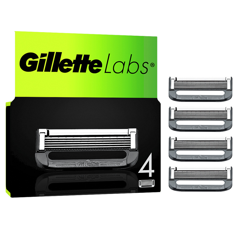 Gillette Labs náhradní břity 4 ks