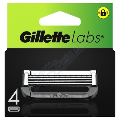 Gillette Labs náhradní břity 4 ks