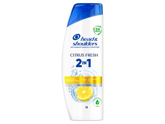 Head & Shoulders Citrus Fresh 2in1 šampon a kondicionér proti lupům 400 ml
