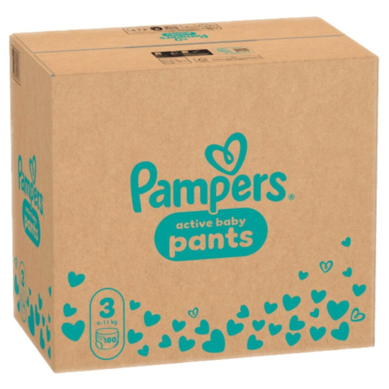 Pampers Active Baby plenkové kalhotky 3 (6–11 kg)