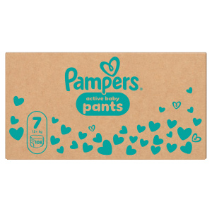 Pampers Active Baby plenkové kalhotky 7 (15+ kg)