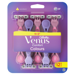 Gillette Venus Comfort Colours jednorázová holítka 12 ks