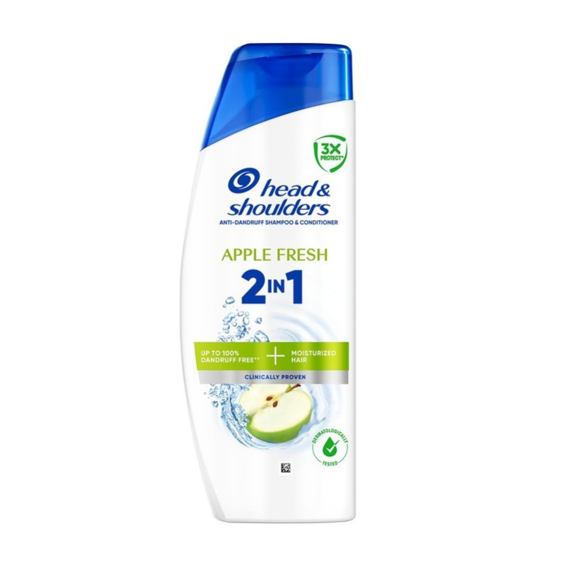 Head & Shoulders Apple Fresh 2in1 šampon a kondicionér proti lupům 400 ml
