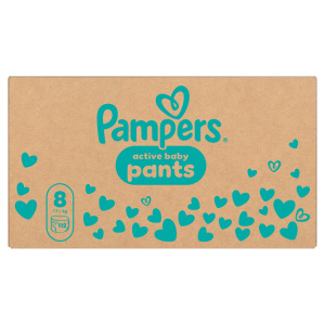 Pampers Active Baby plenkové kalhotky 8 (17+ kg)