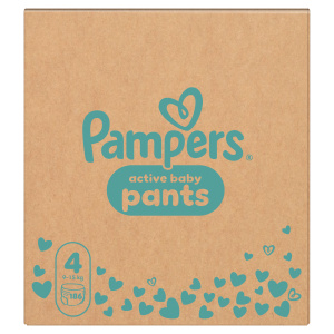 Pampers Active Baby plenkové kalhotky 4 (9–15 kg)