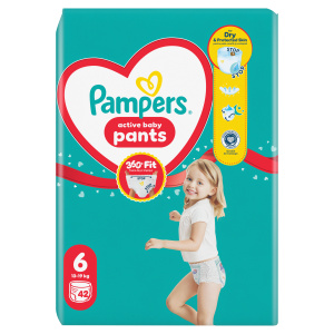Pampers Active Baby plenkové kalhotky 6 (13–19 kg)