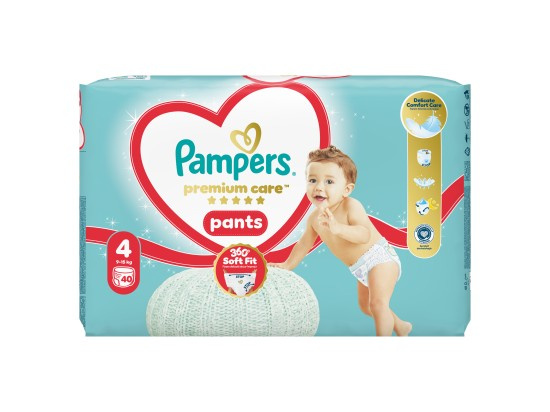 Pampers Pants Premium Care plenkové kalhotky 4 (9–14 kg)