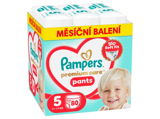 Pampers Premium Care plenkové kalhotky 5 (11–17 kg)