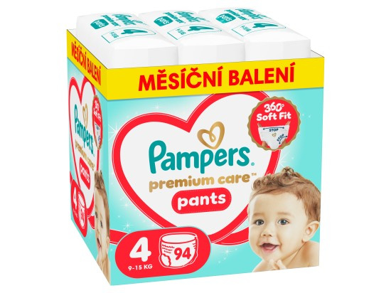 Pampers Premium Care plenkové kalhotky 4 (9–15 kg)