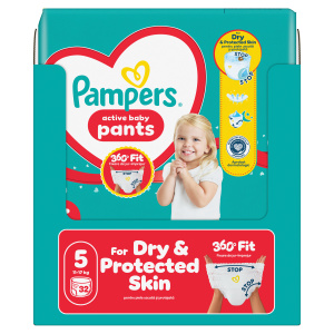Pampers Active Baby plenkové kalhotky 5 (11–17 kg)