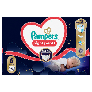 Pampers Pants Night plenkové kalhotky 6 (13–19 kg)