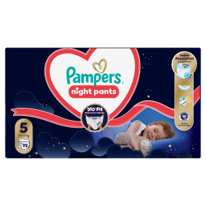 Pampers Pants Night plenkové kalhotky 5 (11–17 kg)