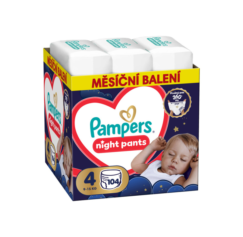 Pampers Pants Night MBox S4 (104ks/kra)