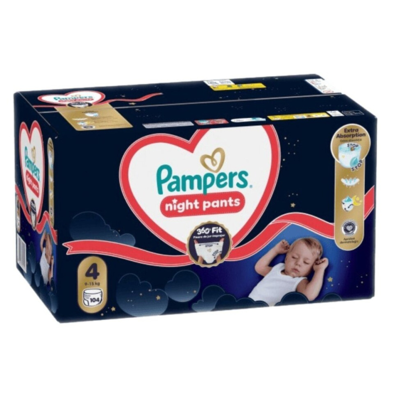 Pampers Pants Night MBox S4 (104ks/kra)