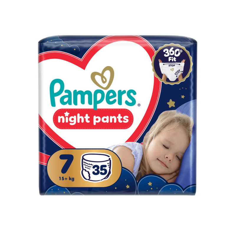 Pampers Pants Night S7 (35ks/fol)