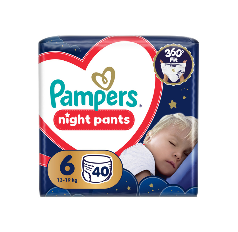 Pampers Pants Night S6 (40ks/fol)