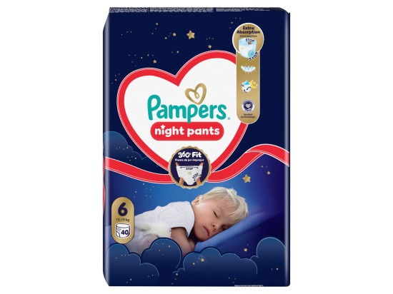 Pampers Pants Night S6 (40ks/fol)