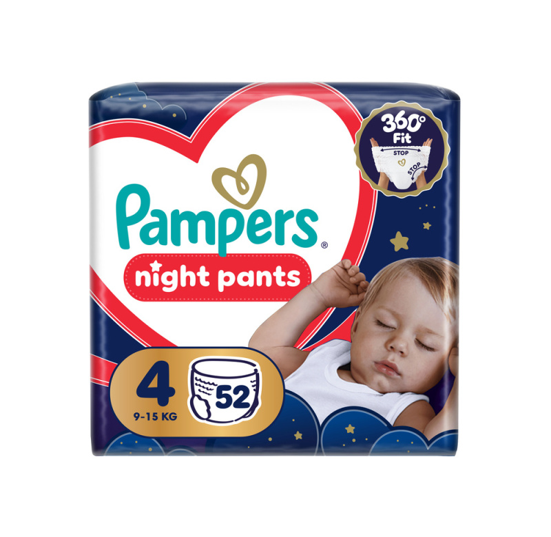 Pampers Pants Night S4 (52ks/fol)