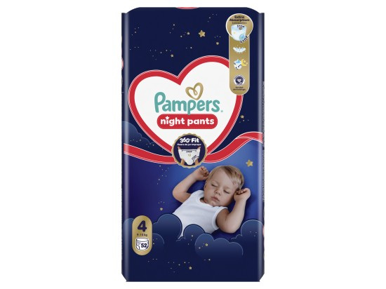 Pampers Pants Night S4 (52ks/fol)