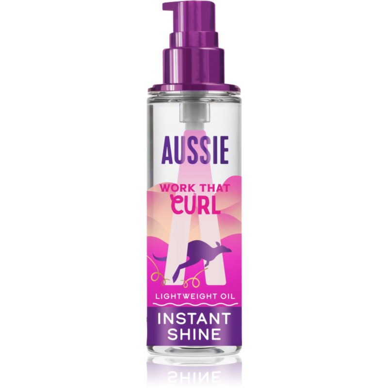 Aussie Bouncy Curls Work That Curl hydratační a vyživující olej na vlasy 95 ml