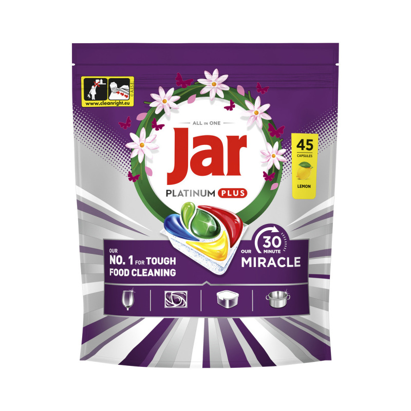 Jar Our 30 Minute Miracle Platinum Plus Spring kapsle do myčky nádobí