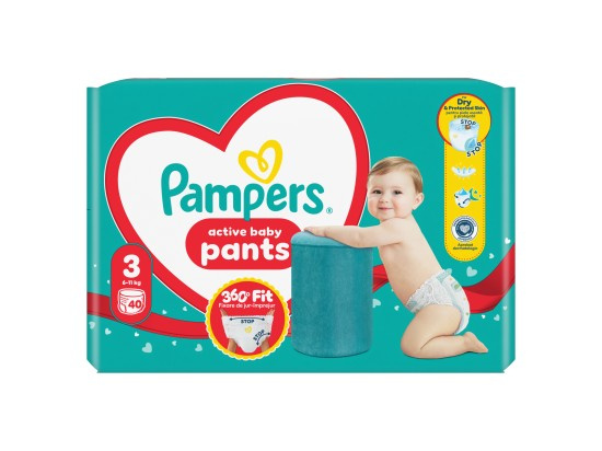 Pampers Active pants VP S3 (40ks/fol)
