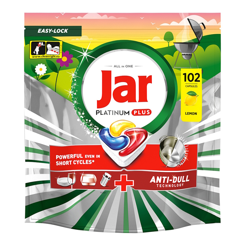 Jar Platinum Plus Lemon kapsle do myčky