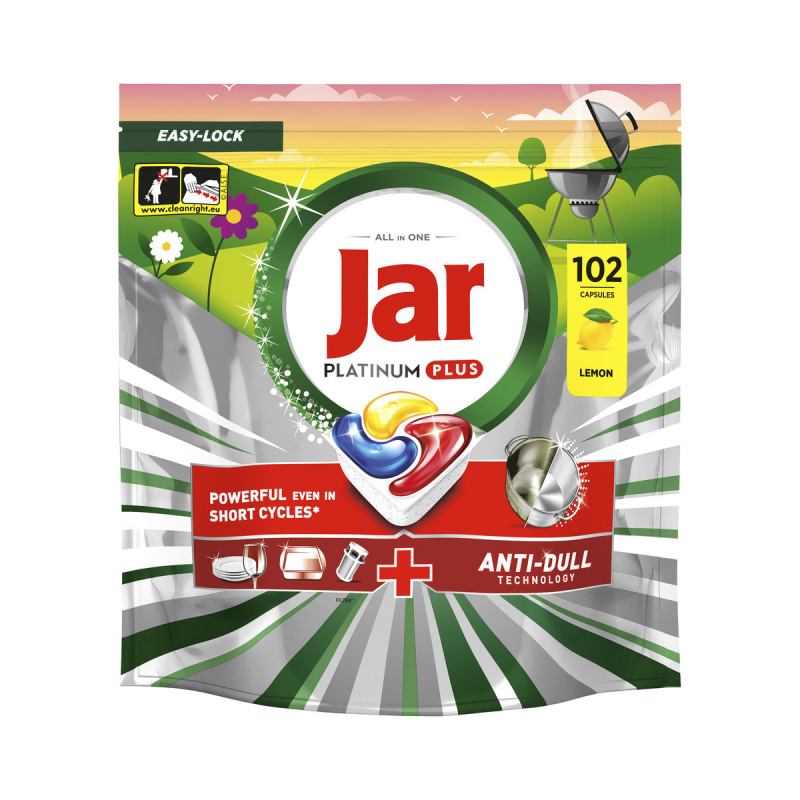 Jar Platinum Plus Lemon kapsle do myčky
