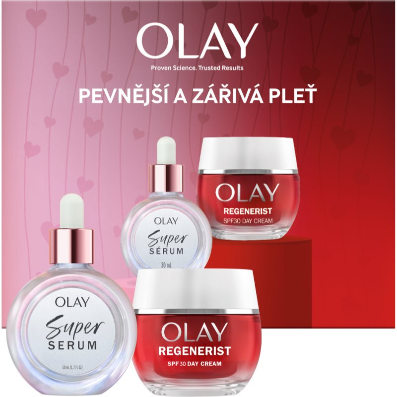 Olay Gift Set Super Serum & Regenerist dárková sada pro zpevnění a lifting pleti