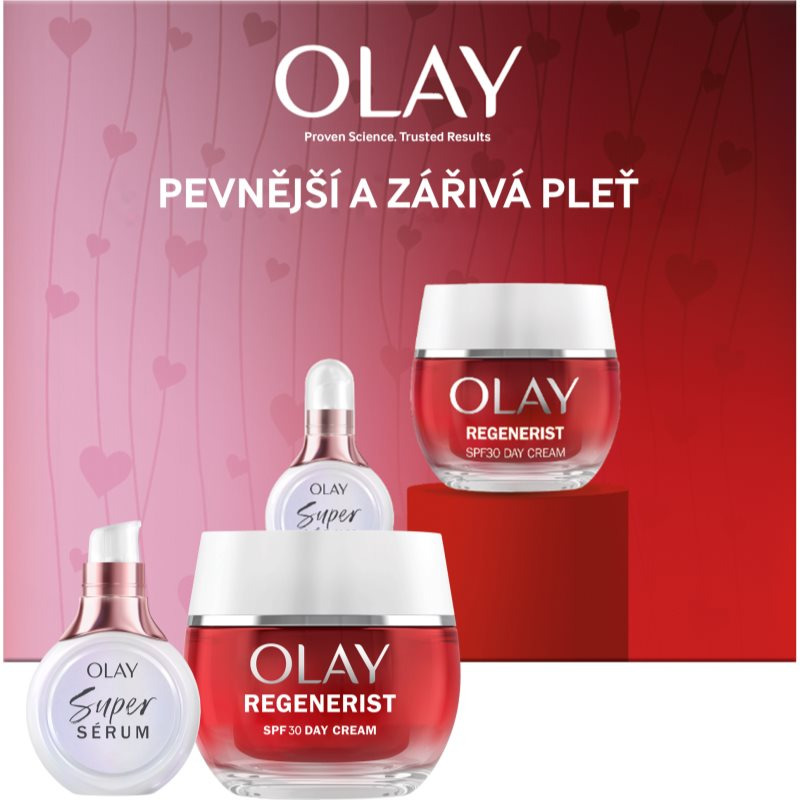 Olay Gift Set Super Serum & Regenerist dárková sada pro zpevnění a lifting pleti