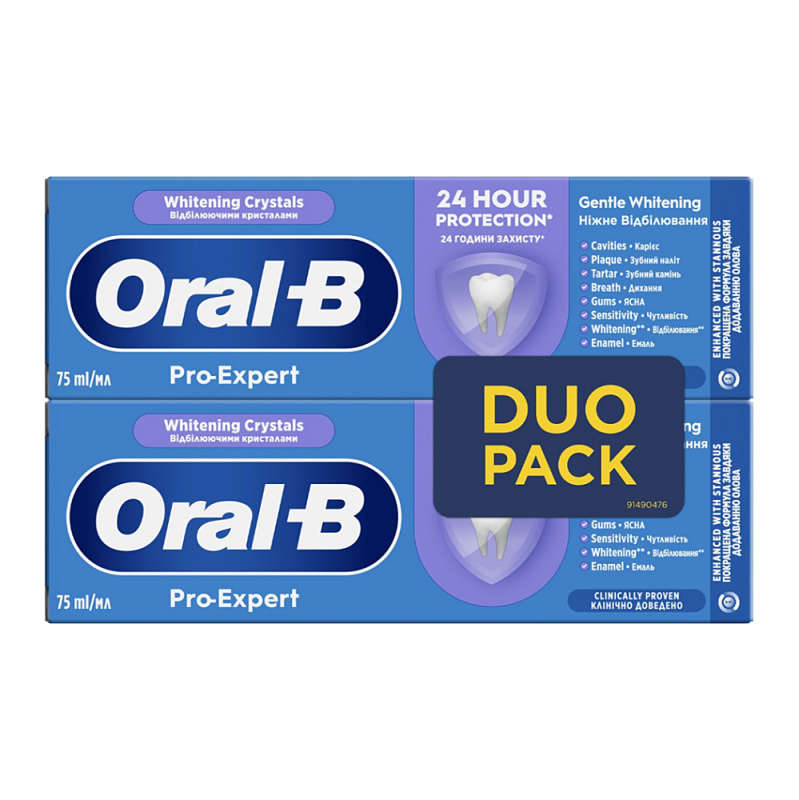 Oral-B ZP (2x75ml/bal) Whitening