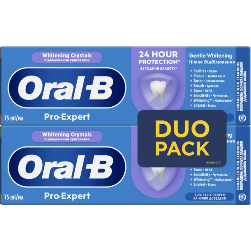 Oral-B ZP (2x75ml/bal) Whitening