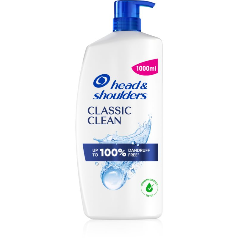 Head&Shoulders šampon 1000ml Classic Clean s pumpou
