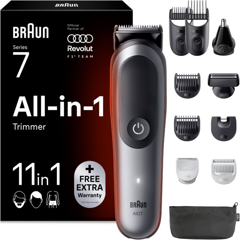 Braun All-In-One Series 7 AIO7540 F1 sada pro péči o vlasy, vousy a tělo 11v1 1 ks