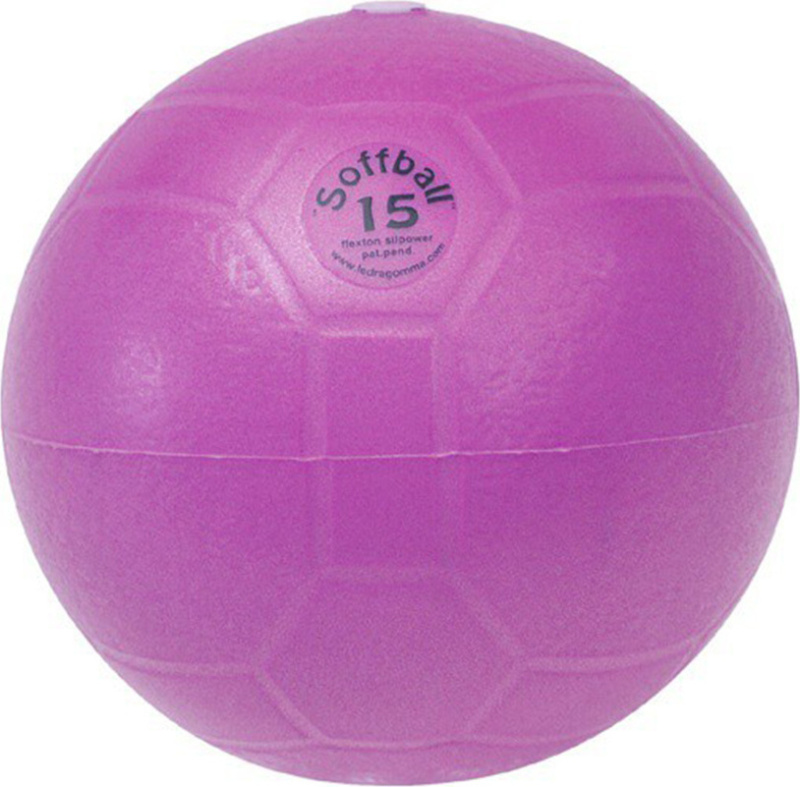 Gymnastický míč LEDRAGOMMA TONKEY SOFFBALL Maxafe 15 cm, fialová, krabička
