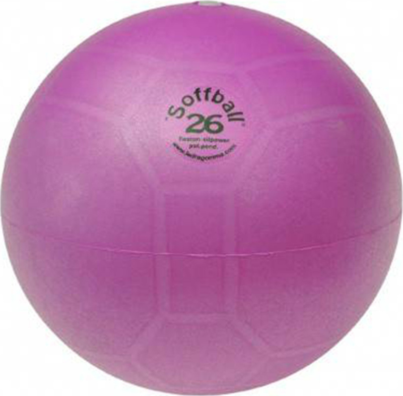 Gymnastický míč LEDRAGOMMA TONKEY SOFFBALL Maxafe 26 cm, fialová, krabička