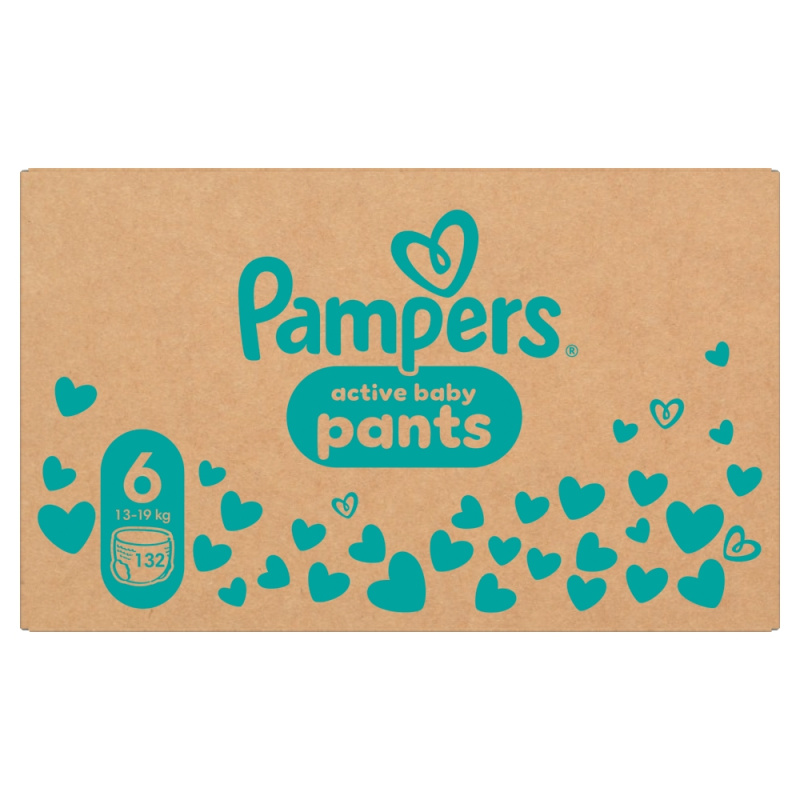 PAMPERS Pants vel.6 Plenkové kalhotky 15+kg 132 ks