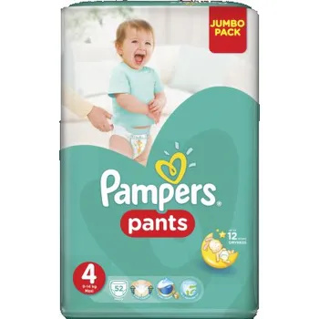 Pampers pants 4 9-15kg 52ks