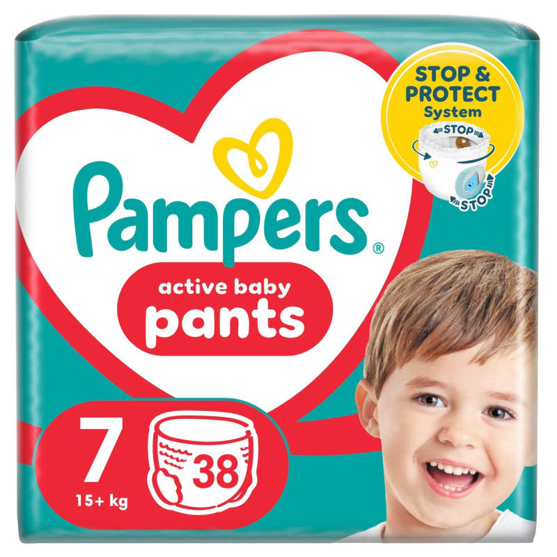 Pampers Pants plenkové kalhotky 7 (15+ kg)