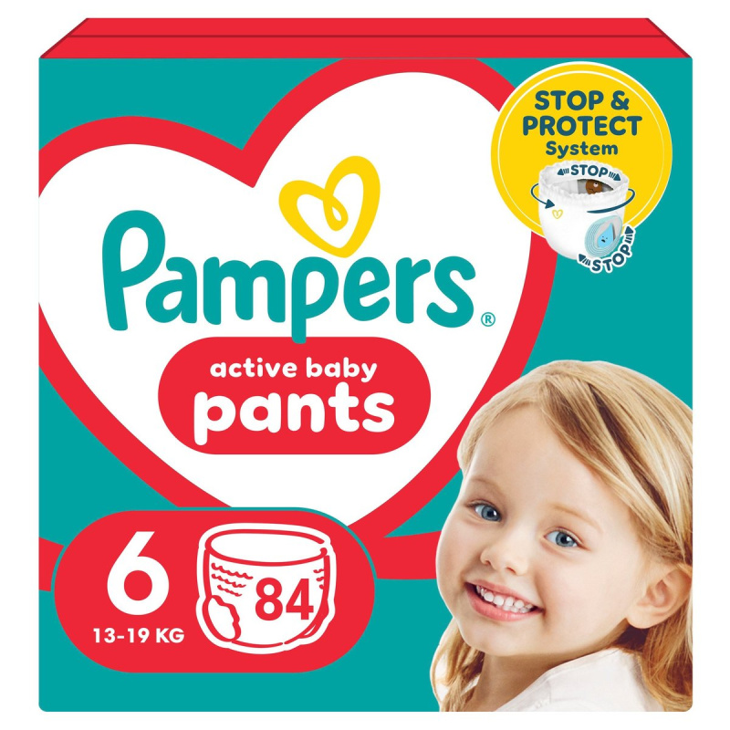 Pampers Pants plenkové kalhotky 6 (13–19 kg)