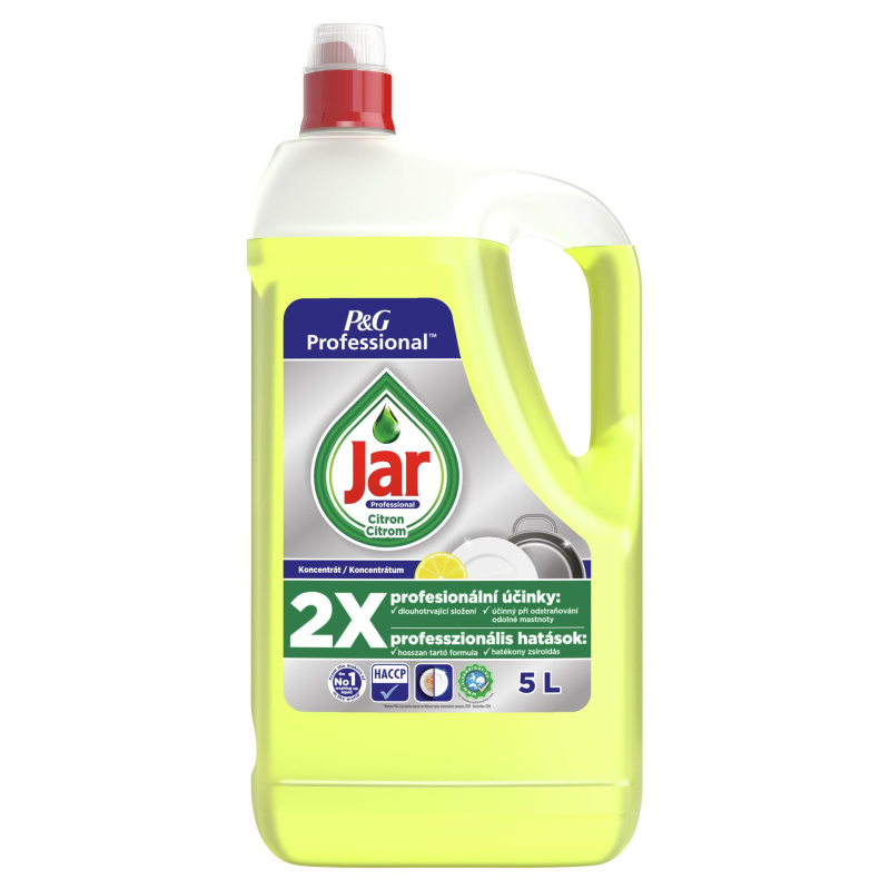 Prostředek na mytí nádobí Jar Expert - citron, 5 l