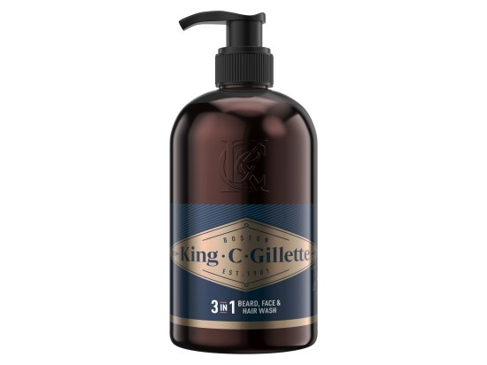 Gillette King C. Beard & Face Wash šampon na vousy 350 ml