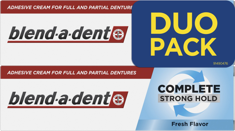 Blend-a-dent Extra Strong Original fixační krém pro zubní náhrady 2x47 g