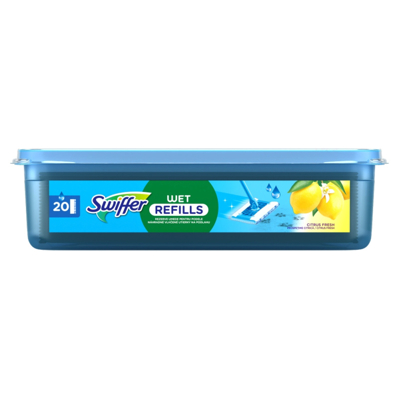 SWIFFER Prachovky na podlahu 20 kusů Citrus Fresh