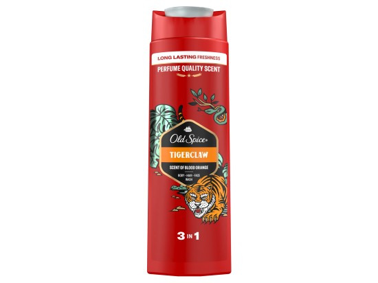 Old Spice Tigerclaw sprchový gel na obličej, tělo a vlasy pro muže 400 ml