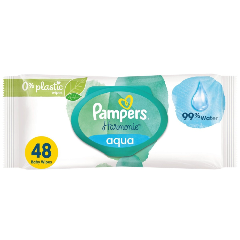 Pampers Harmonie Aqua vhlčené ubrousky