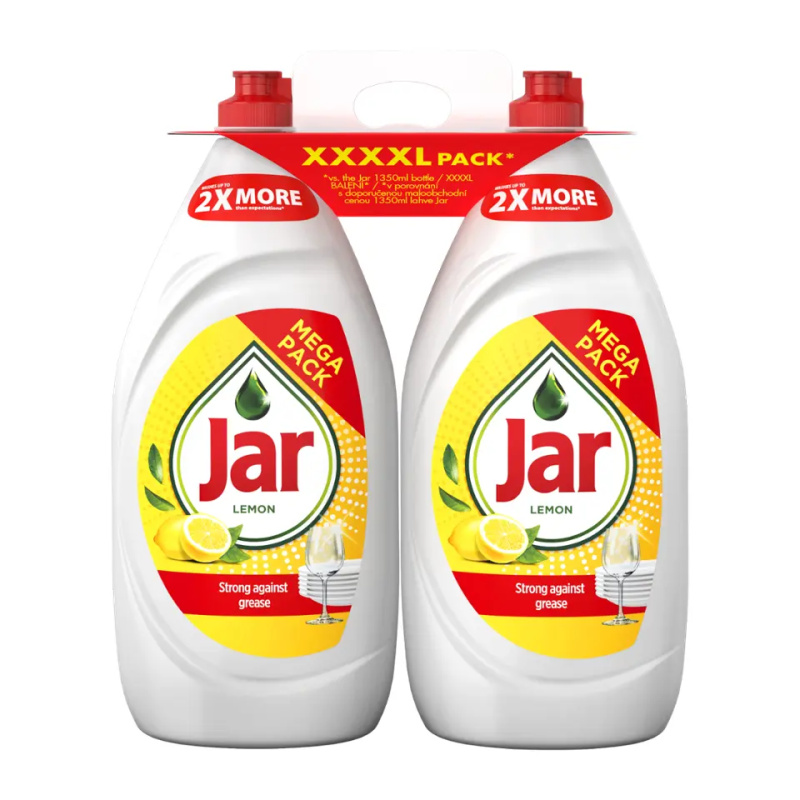 Jar Prostředek na nádobí Lemon 2x1,35 l