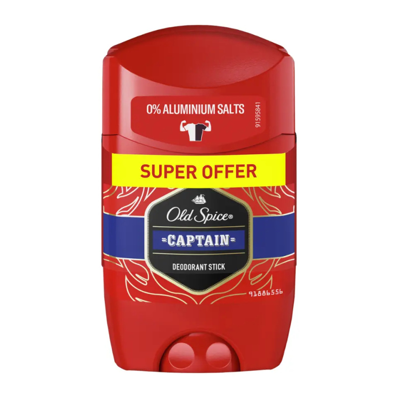 OLD SPICE Tuhý deodorant Captain 2 x 50 ml